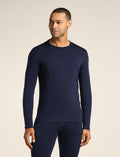 icebreaker-thermoshirt-herren-navy