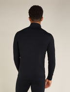 icebreaker-thermoshirt-zip-herren-schwarz-rückansicht