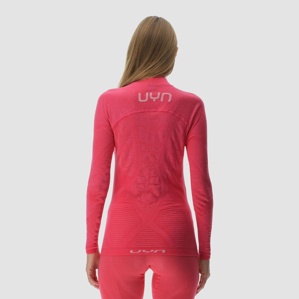 uyn-biomorph-thermoshirt-damen-rosa-rückenansicht