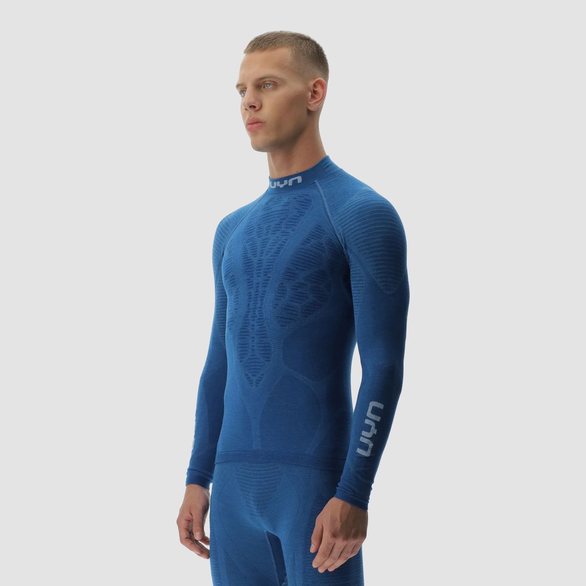 uyn-biomorph-thermoshirt-herren-blau-seitenansicht