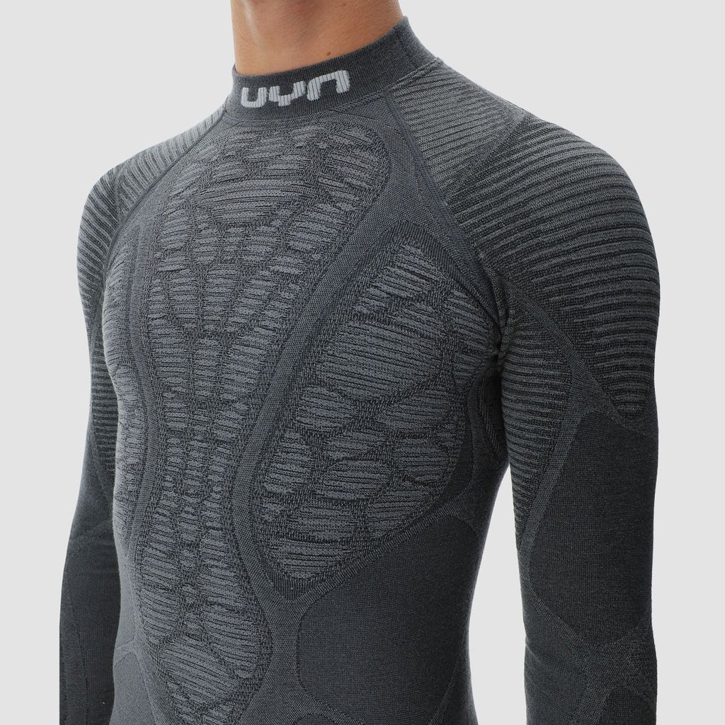 uyn-biomorph-thermoshirt-herren-grau-nahaufnahme