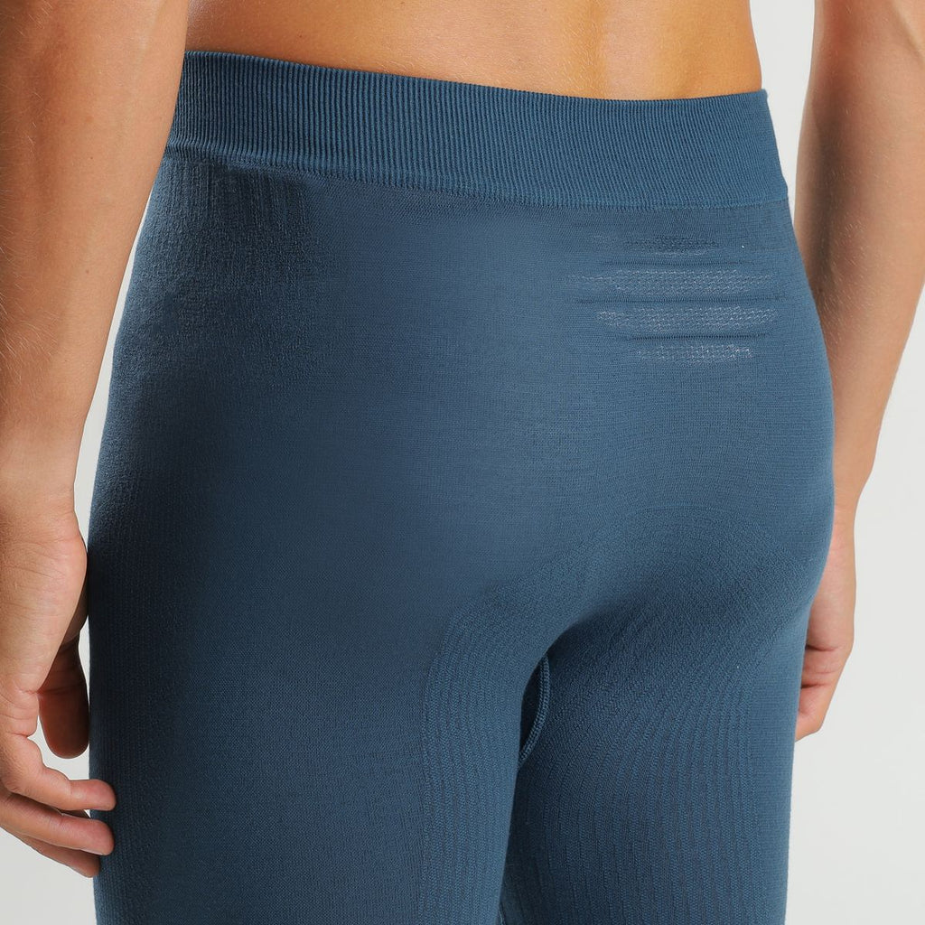 uyn-energyon-3/4-thermohose-herren-blau-nahaufnahme-hinten