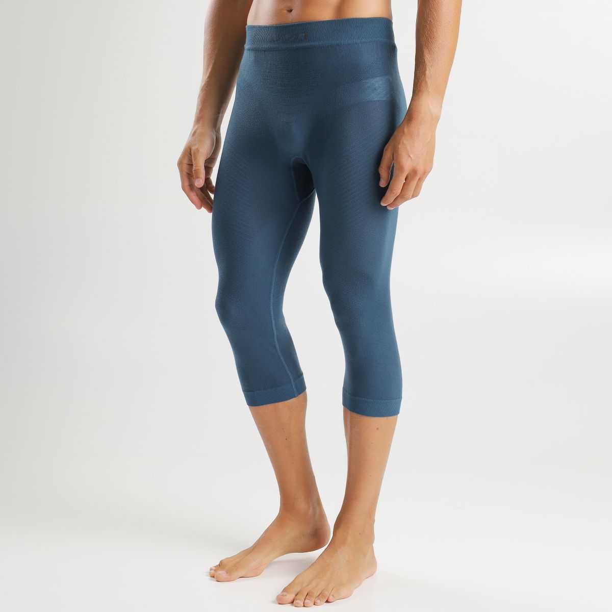 uyn-energyon-3/4-thermohose-herren-blau-seitenansicht