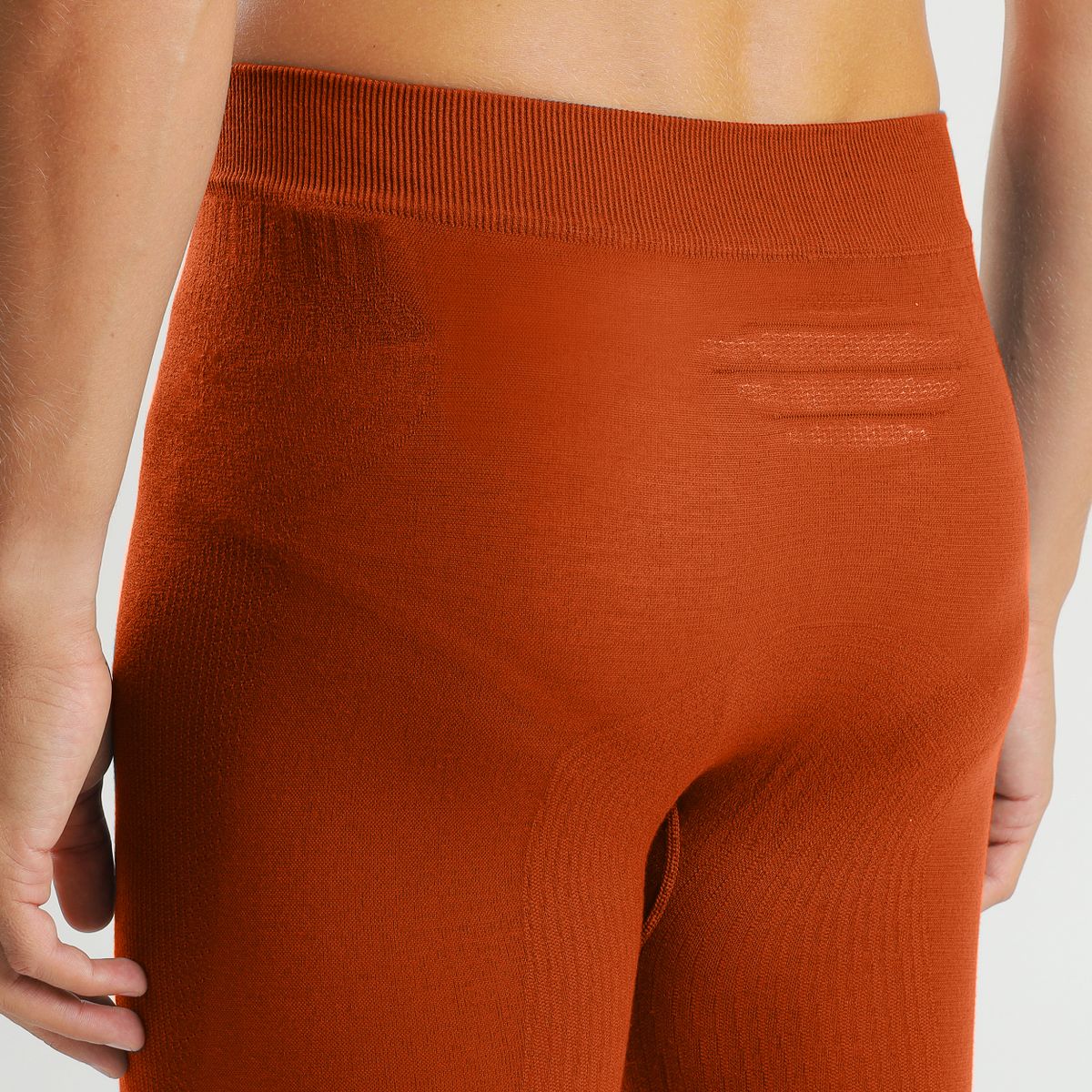 uyn-energyon-3/4-thermohose-herren-orange-nahaufnahme-hinten