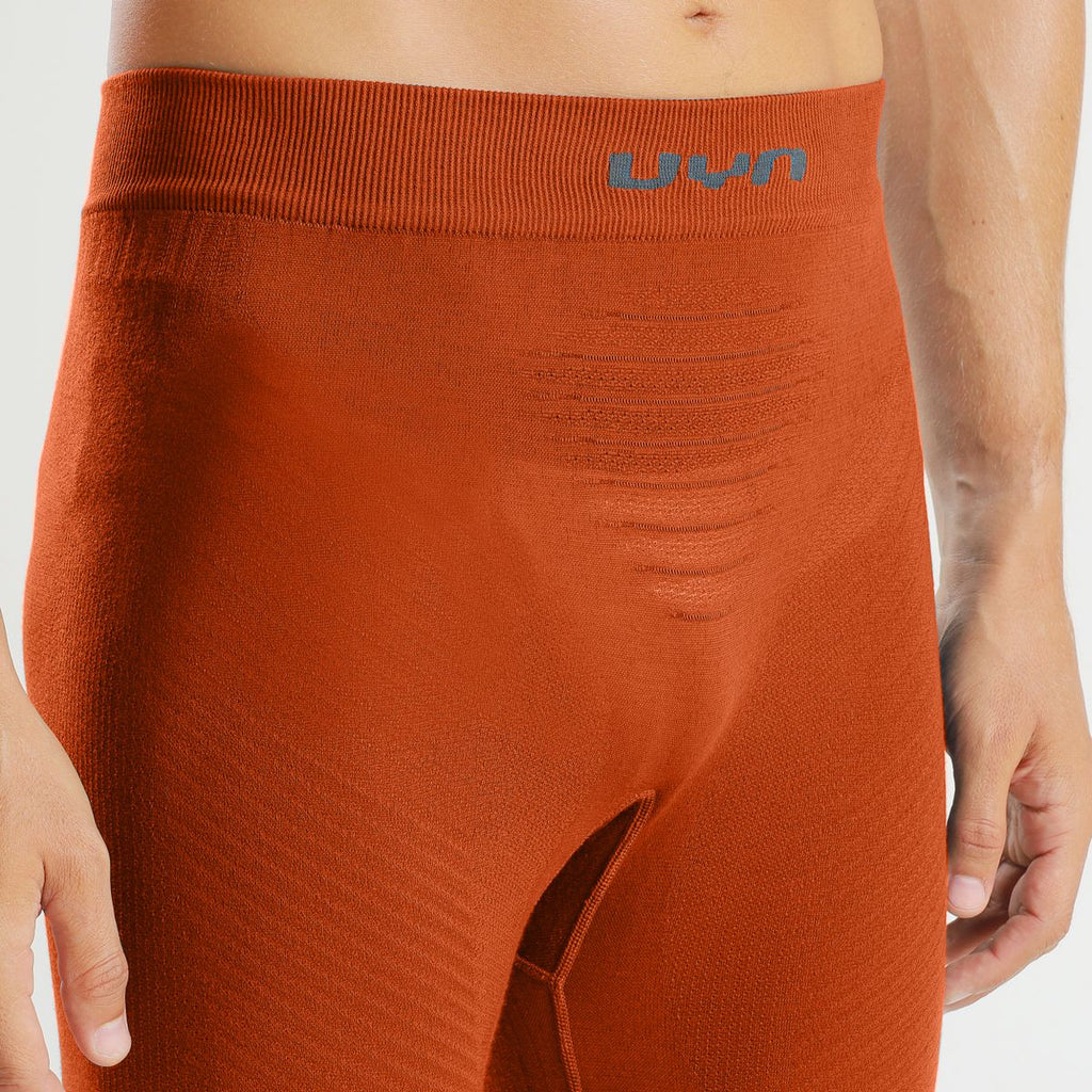 uyn-energyon-3/4-thermohose-herren-orange-nahaufnahme