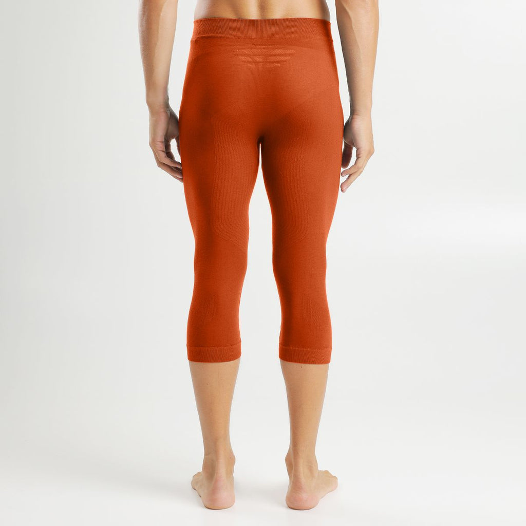 uyn-energyon-3/4-thermohose-herren-orange-rückansicht