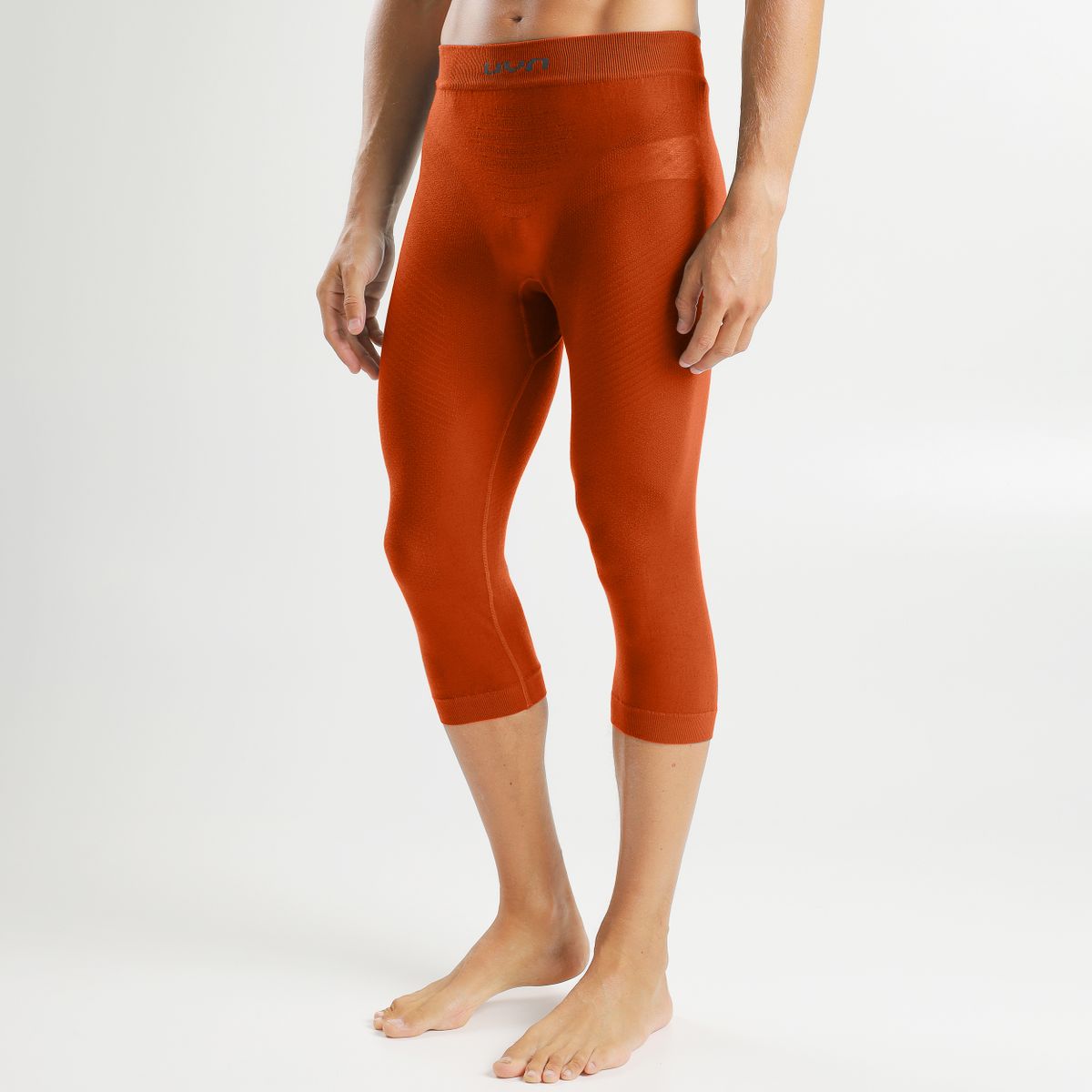 uyn-energyon-3/4-thermohose-herren-orange-seitenansicht