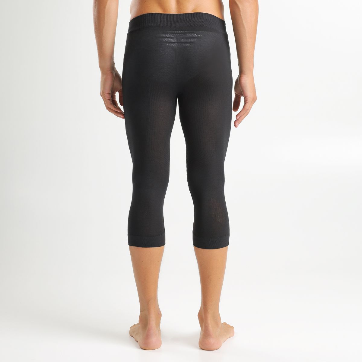 uyn-energyon-3/4-thermohose-herren-schwarz-rückansicht
