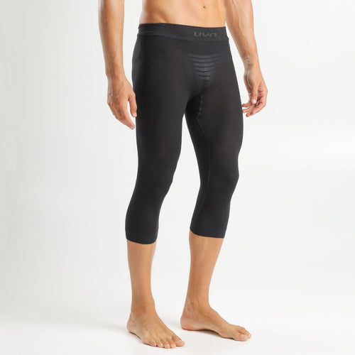 uyn-energyon-3/4-thermohose-herren-schwarz-seitenansicht