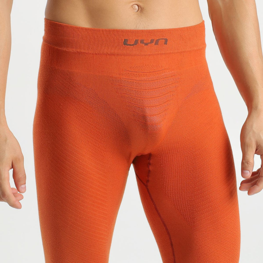 uyn-energyon-thermohose-herren-orange-nahaufnahme
