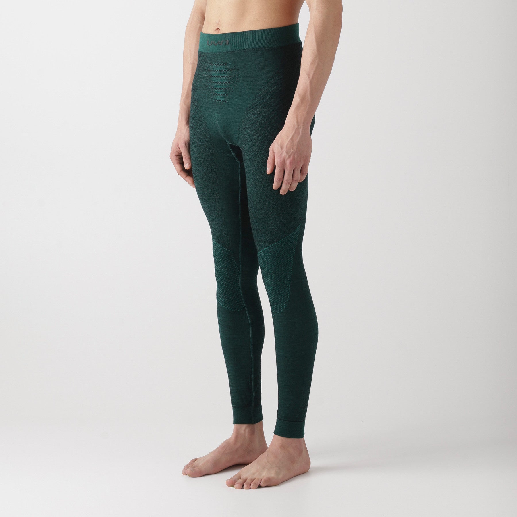 uyn-fusyon-thermohose-dunkelgrün-seitenansicht