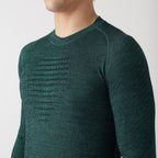 uyn-fusyon-thermoshirt-dunkelgrün-nahaufnahme