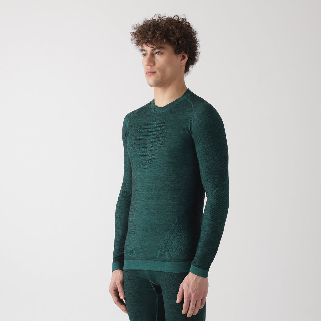 uyn-fusyon-thermoshirt-dunkelgrün-seitenansicht