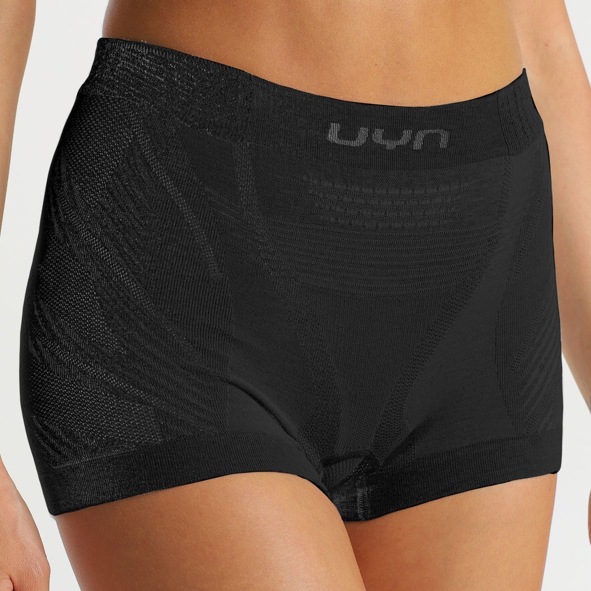 uyn-shorts-damen-schwarz-nahaufnahme