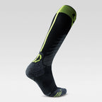 uyn-ski-merino-socken-herren-grün-seitenansicht
