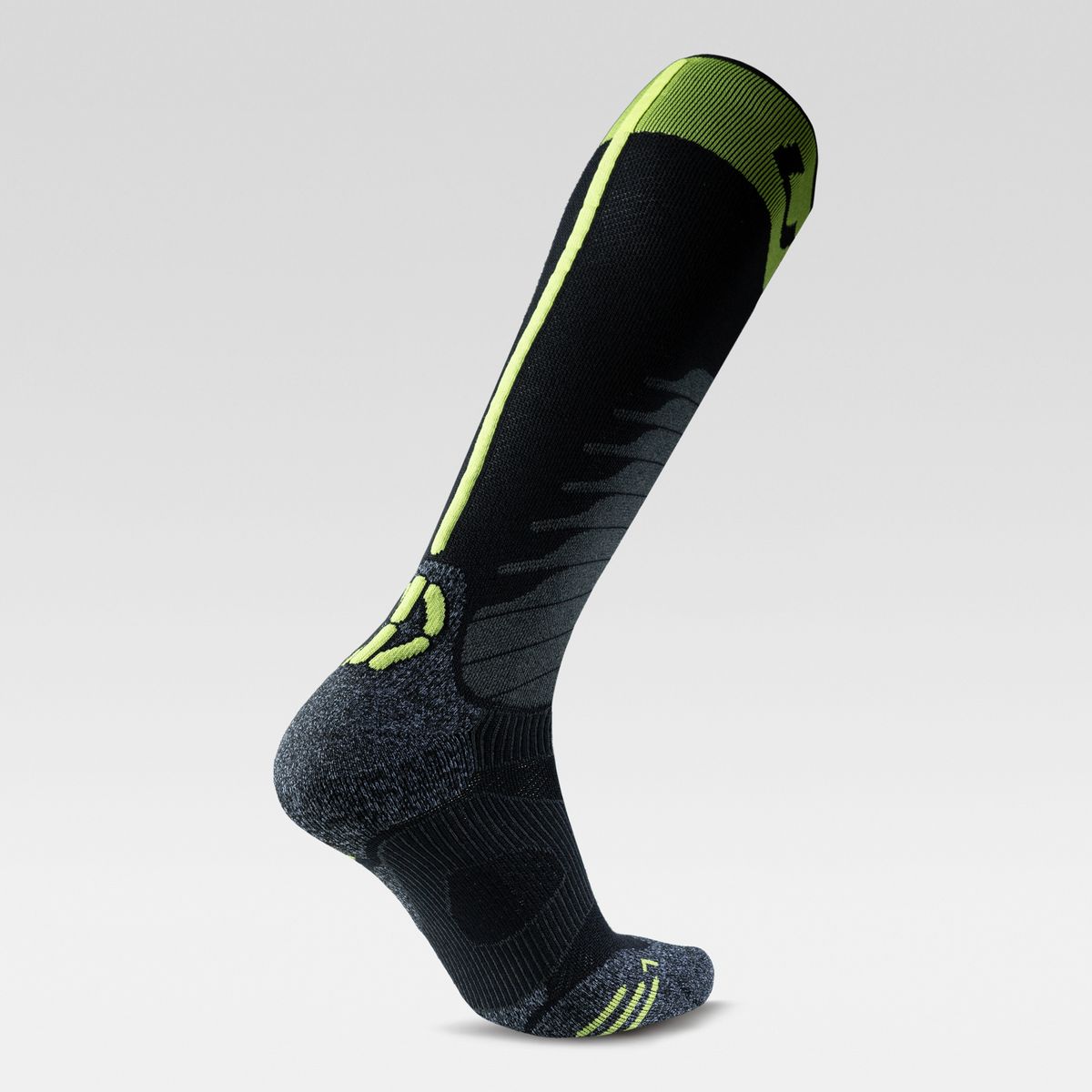 uyn-ski-merino-socken-herren-grün-seitenansicht