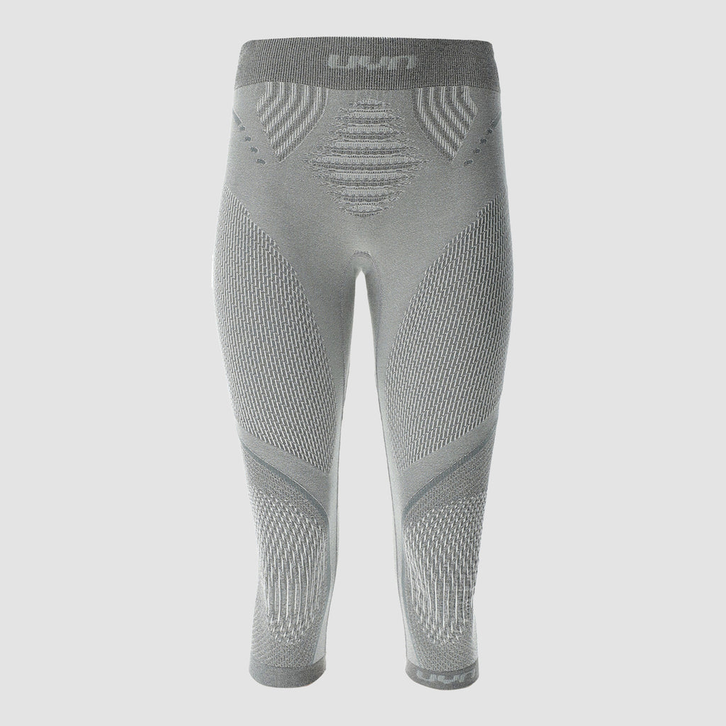 uyn-thermohose-3/4-damen-grau-modellansicht