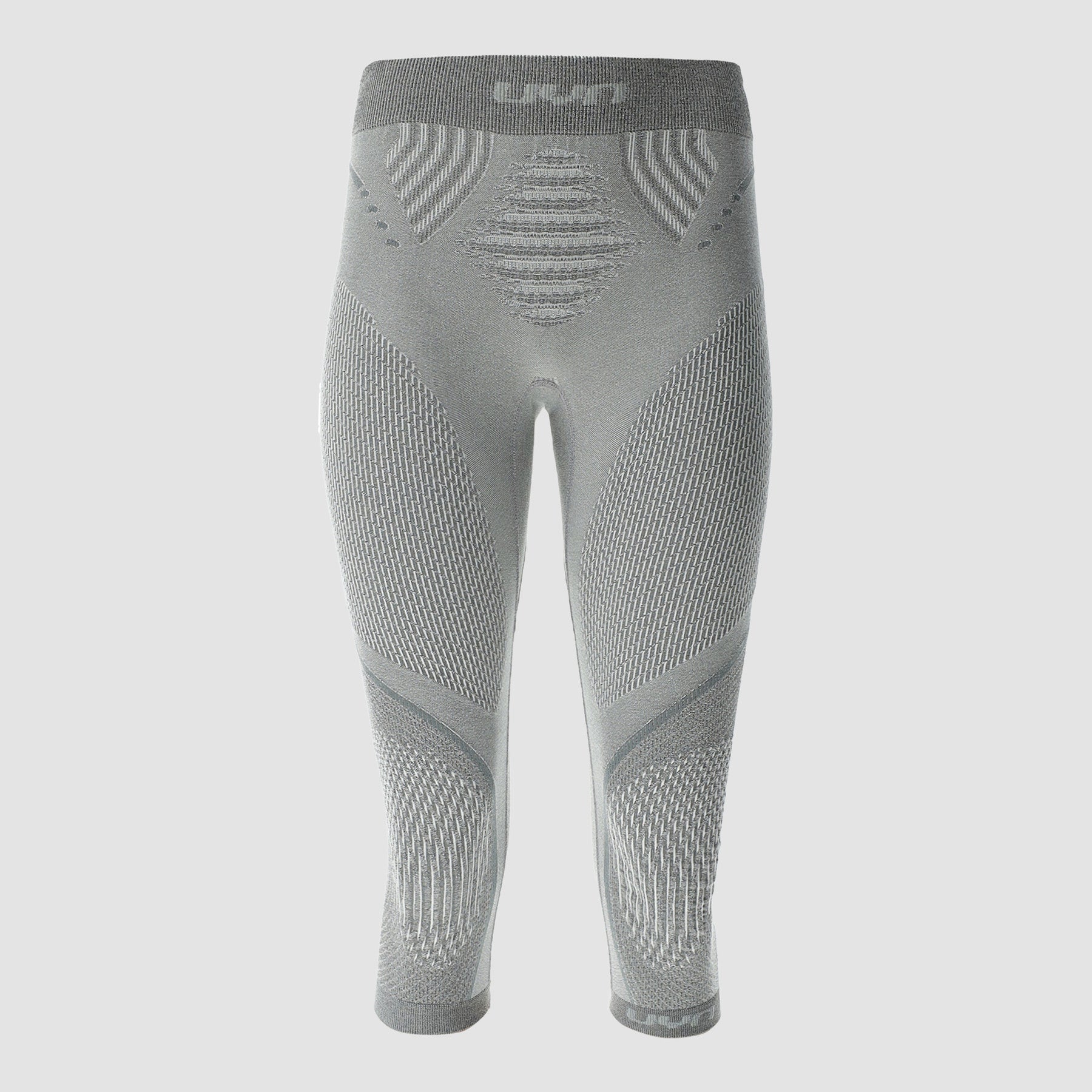 uyn-thermohose-3/4-damen-grau-modellansicht