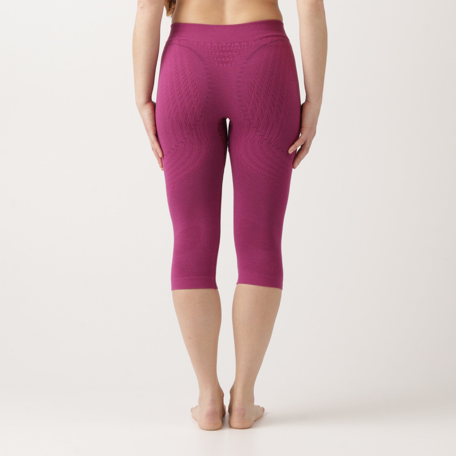 uyn-thermohose-3/4-damen-lila-rückansicht