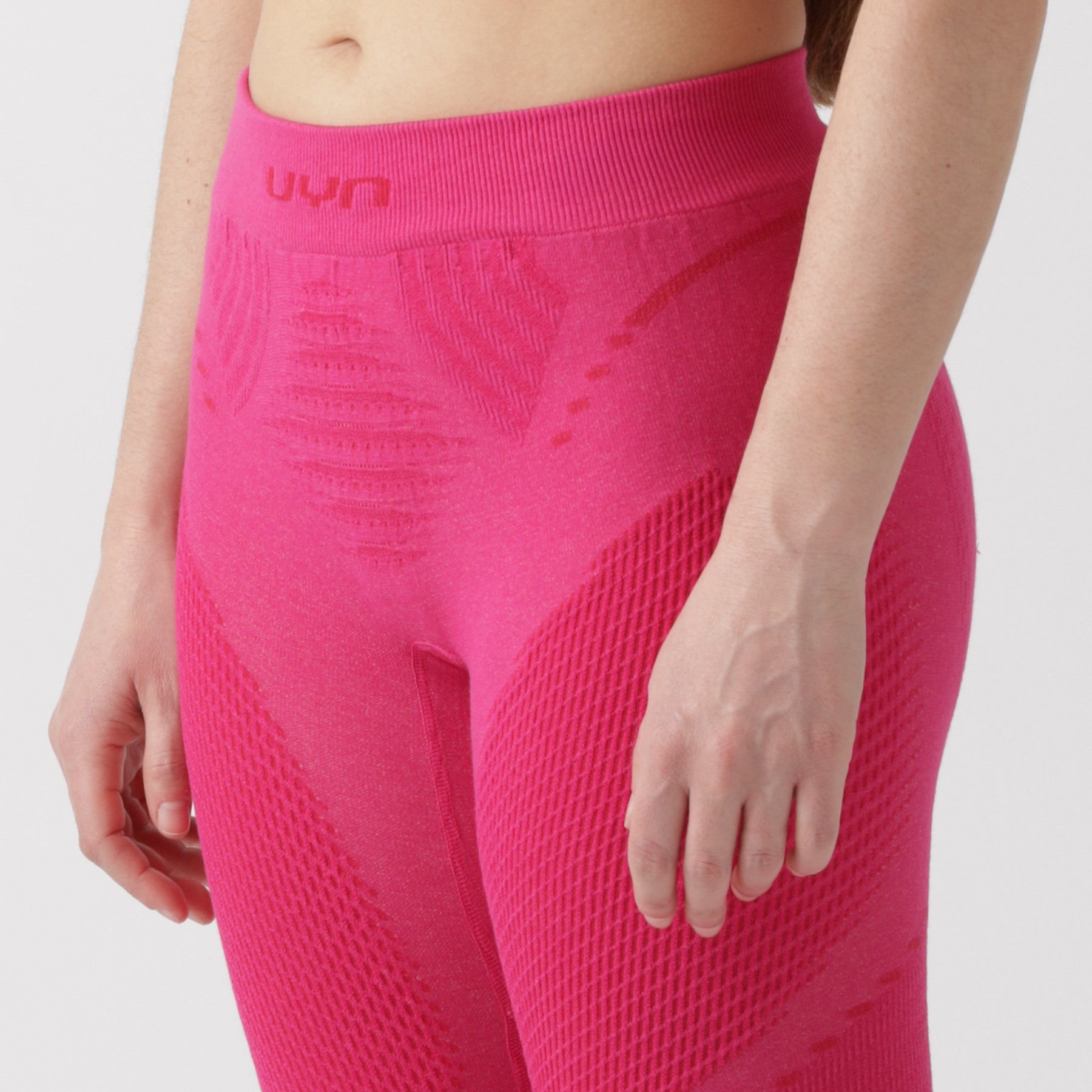uyn-thermohose-3/4-damen-pink-nahaufnahme