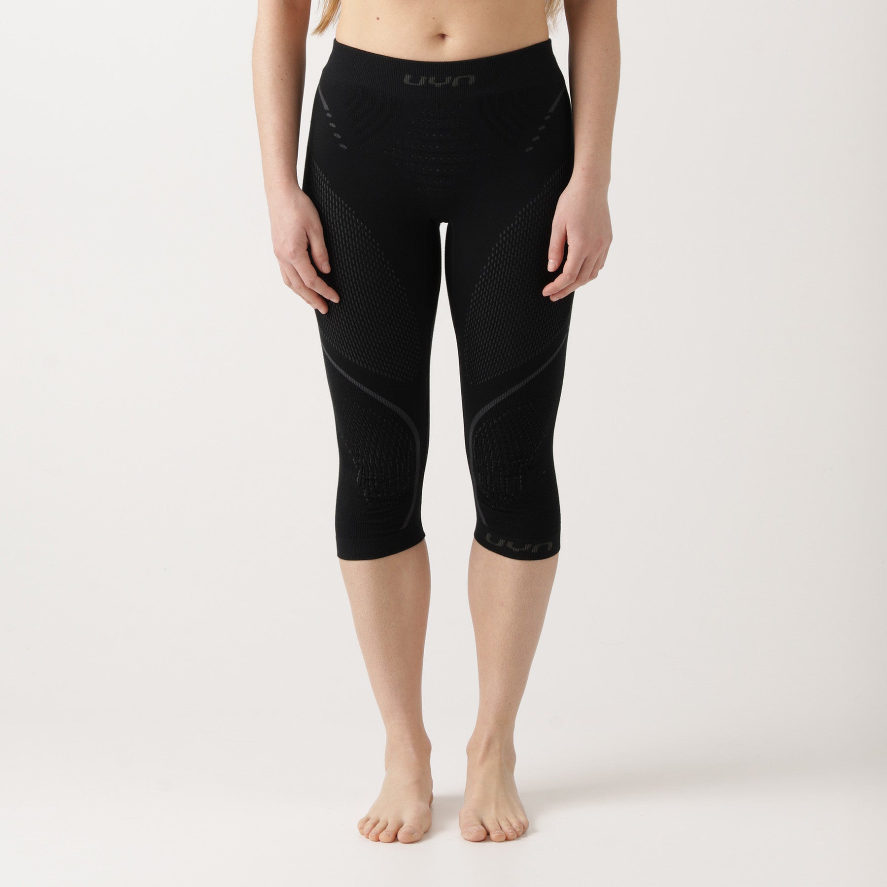uyn-thermohose-3/4-damen-schwarz
