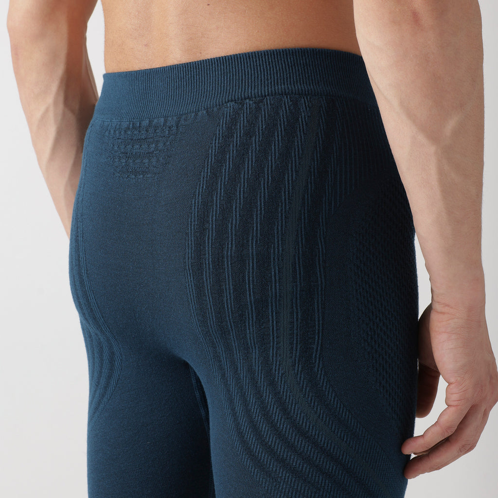 uyn-thermohose-3/4-herren-blau-nahaufnahme-hinten