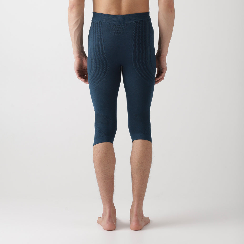 uyn-thermohose-3/4-herren-blau-rückansicht