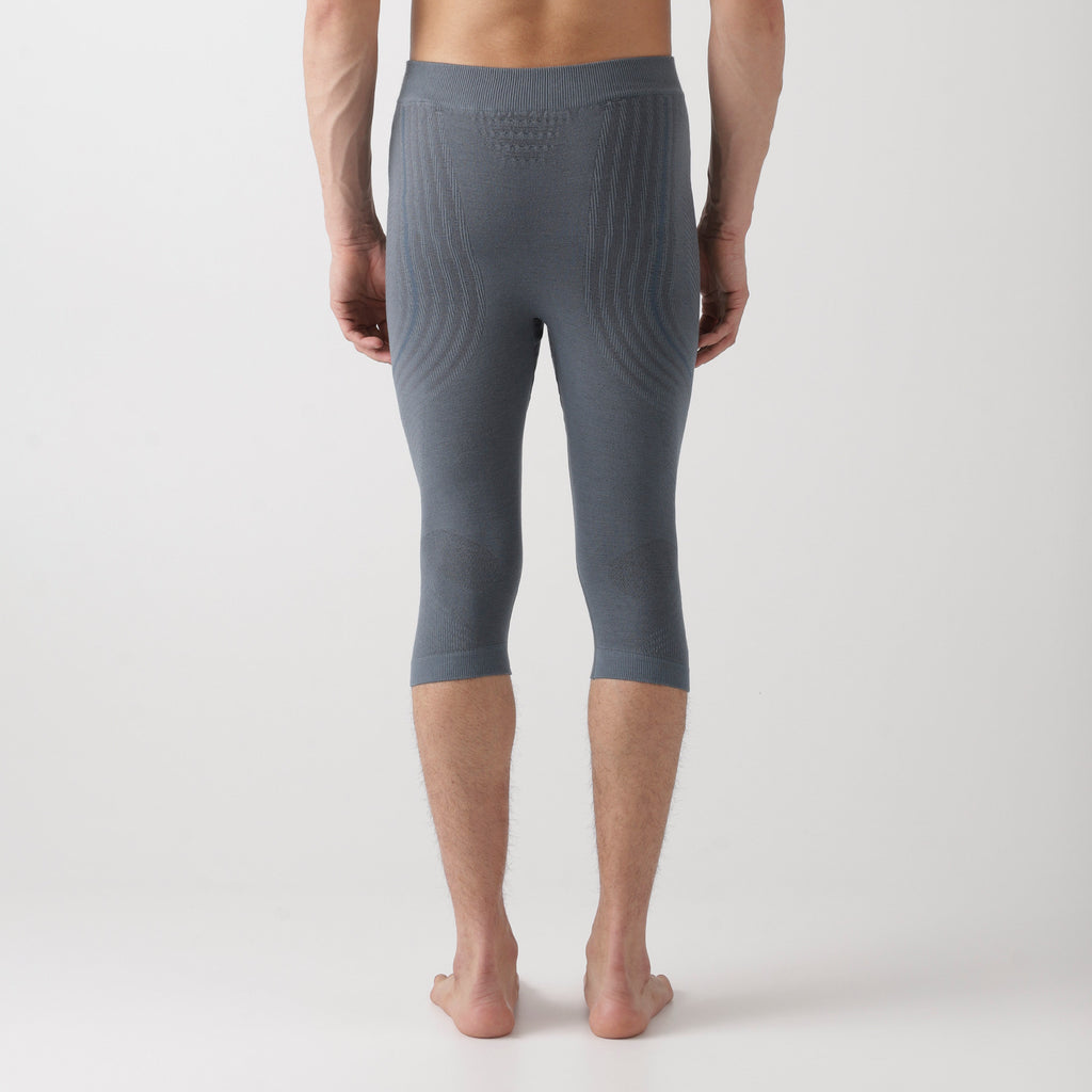 uyn-thermohose-3/4-herren-grau-rückansicht