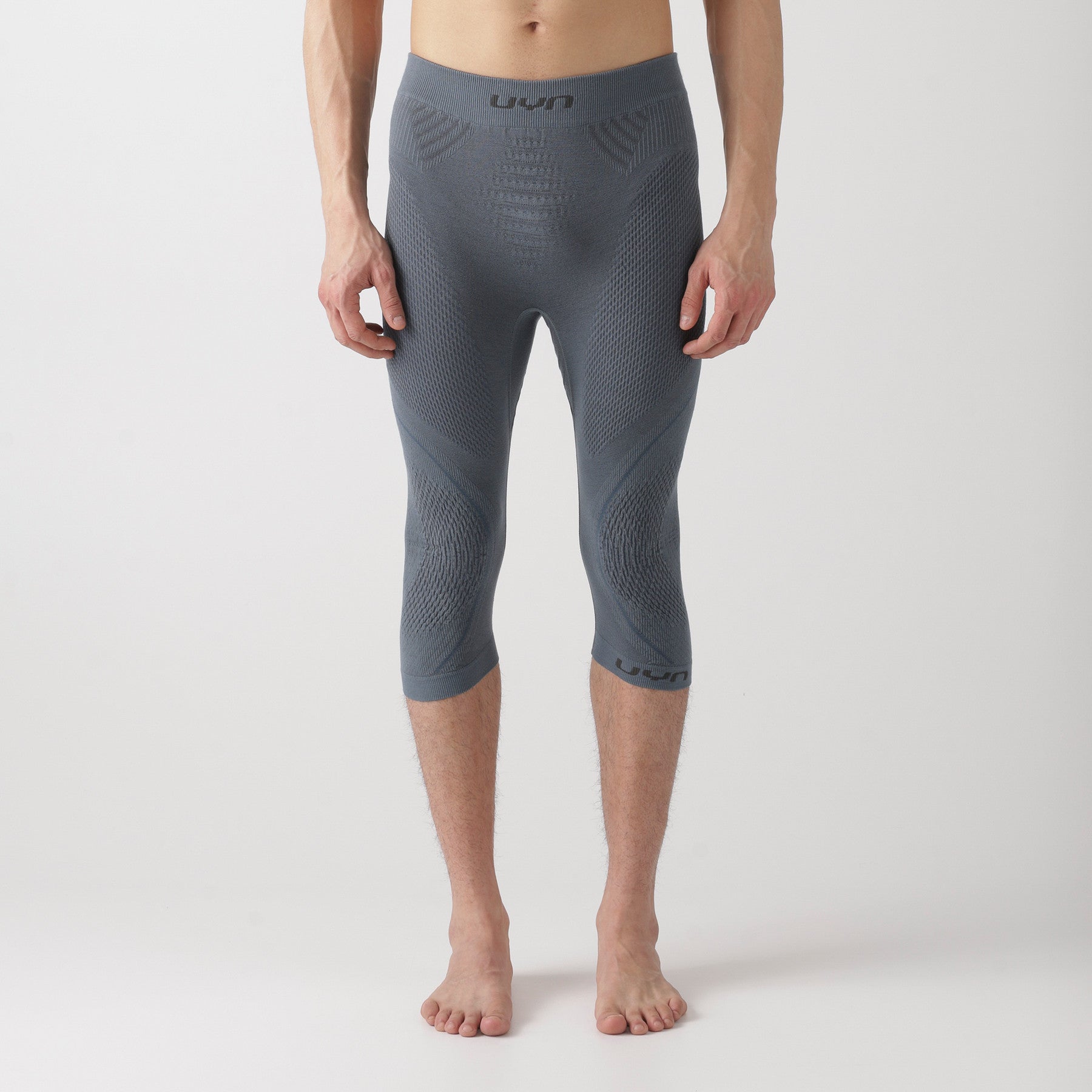 uyn-thermohose-3/4-herren-grau