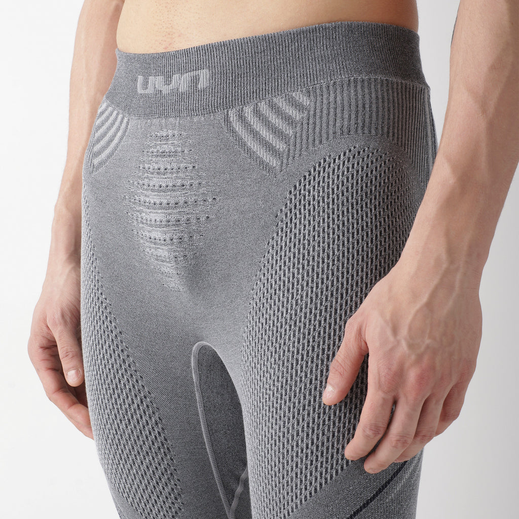 uyn-thermohose-3/4-herren-hellgrau-nahaufnahme