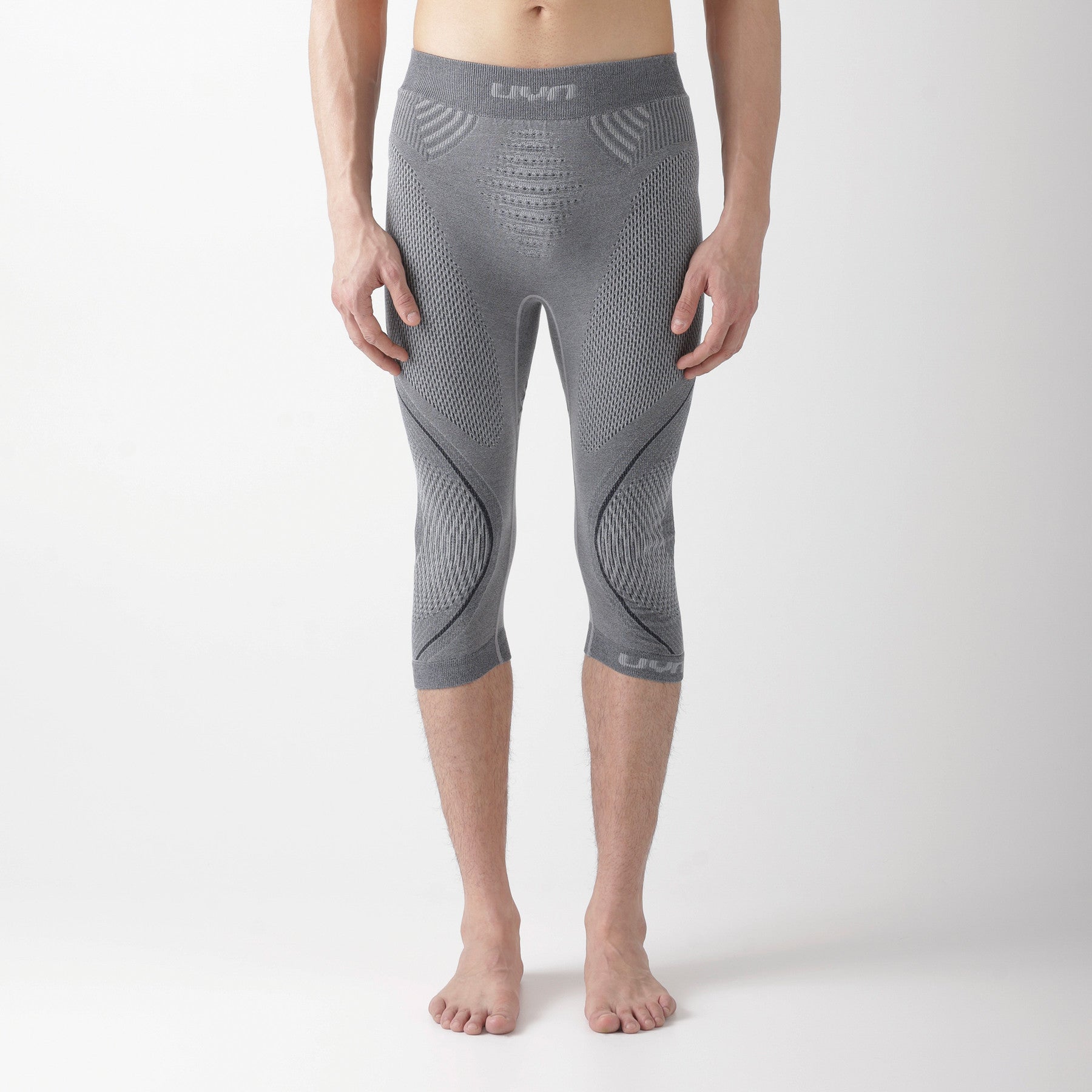 uyn-thermohose-3/4-herren-hellgrau