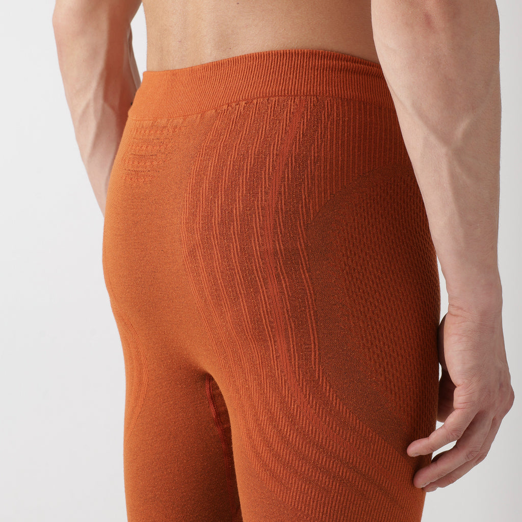 uyn-thermohose-3/4-herren-orange-nahaufnahme-hinten