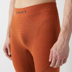 uyn-thermohose-3/4-herren-orange-nahaufnahme