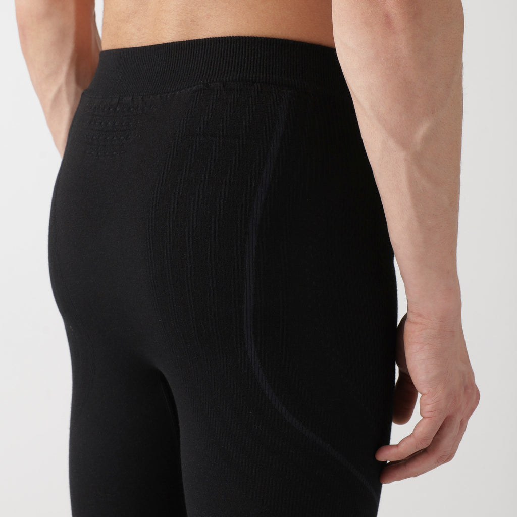 uyn-thermohose-3/4-herren-schwarz-nahaufnahme-hinten