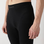 uyn-thermohose-3/4-herren-schwarz-nahaufnahme