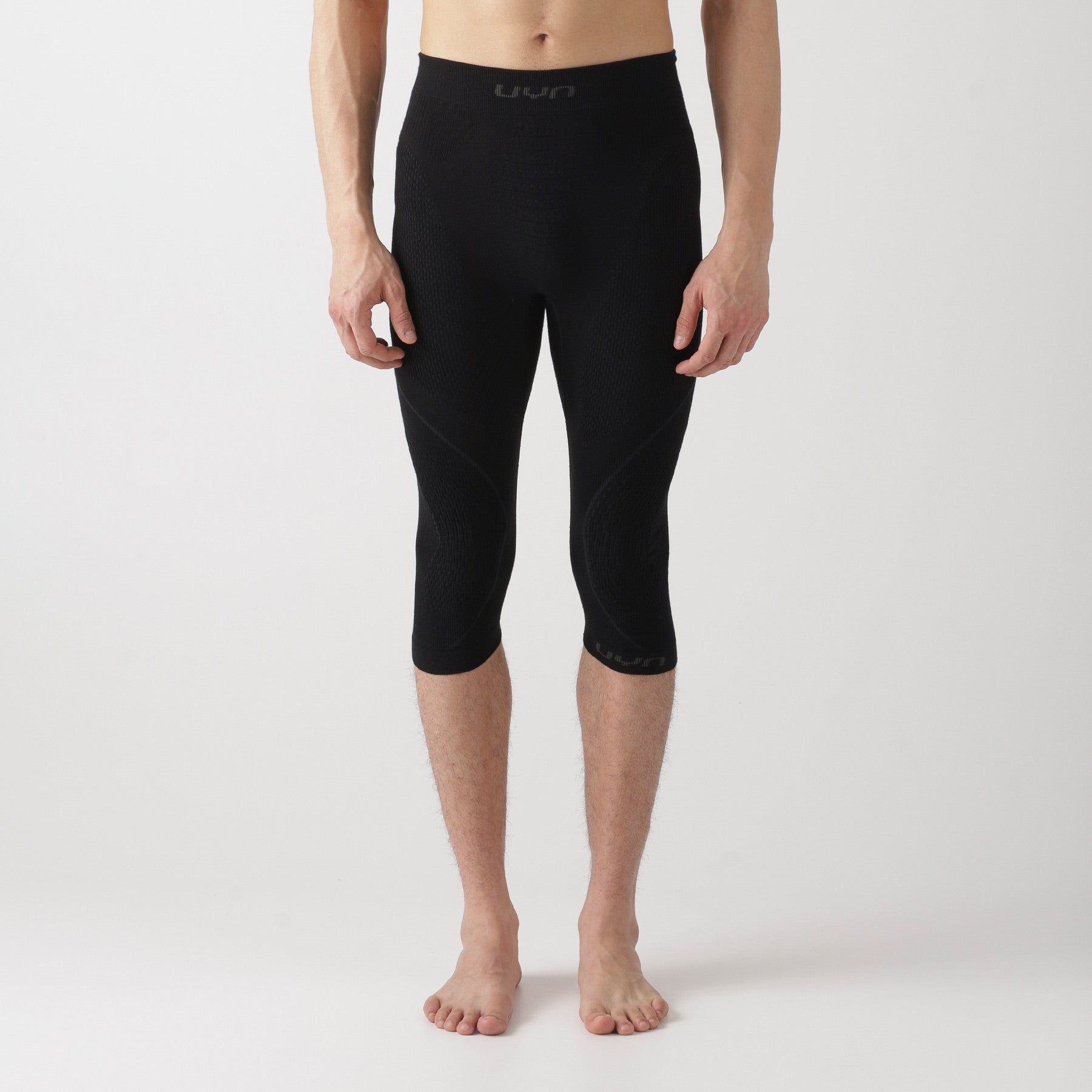 uyn-thermohose-3/4-herren-schwarz
