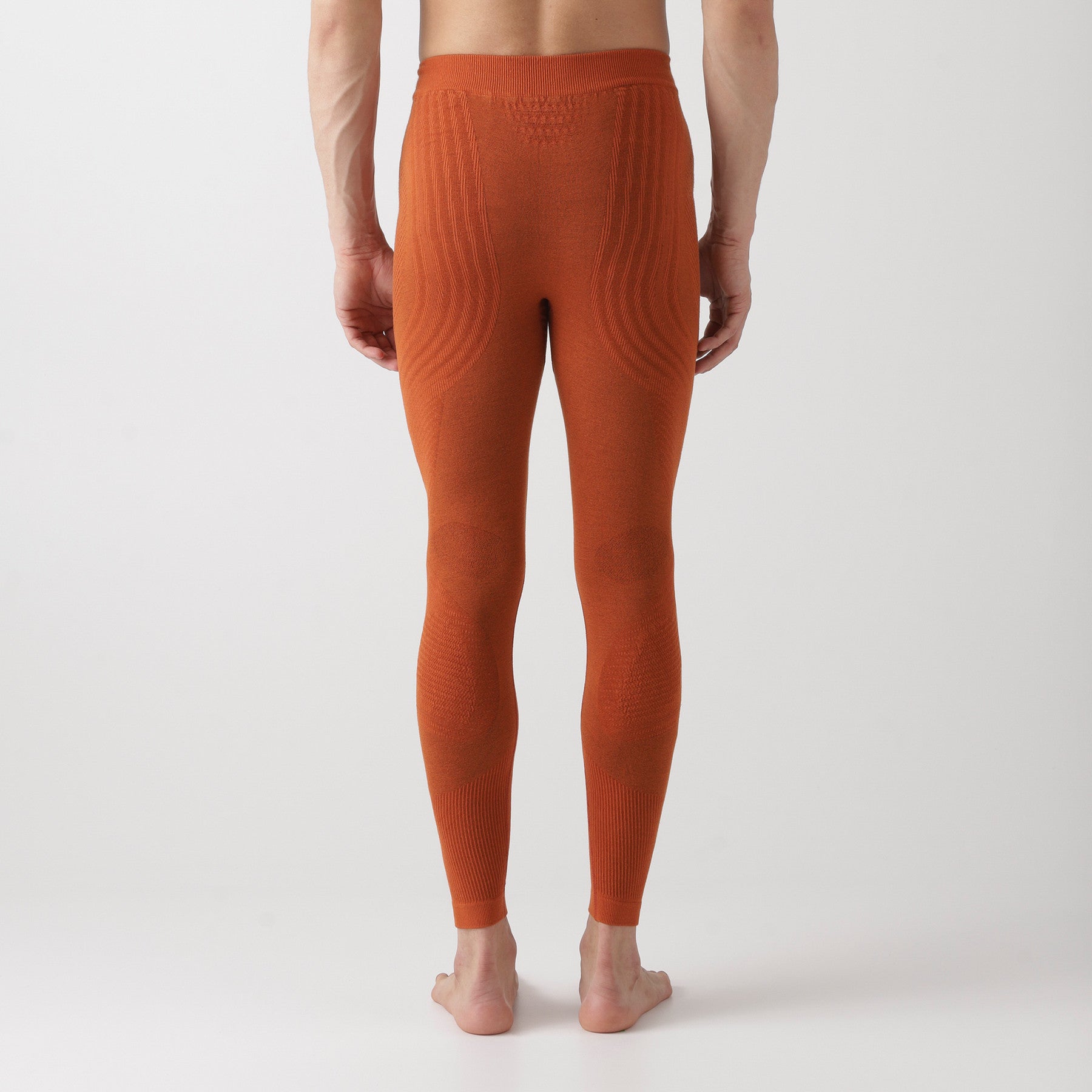 uyn-thermohose-herren-orange-rückansicht