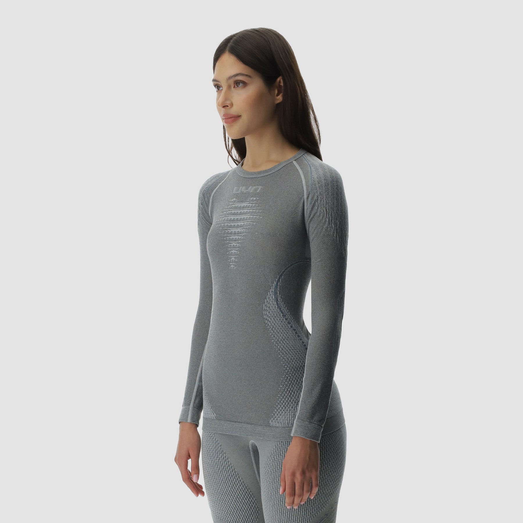 uyn-thermoshirt-damen-grau-seitenansicht