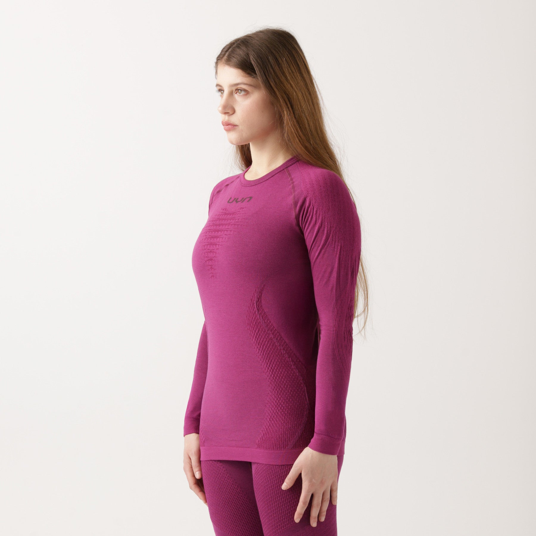 uyn-thermoshirt-damen-lila-seitenansicht