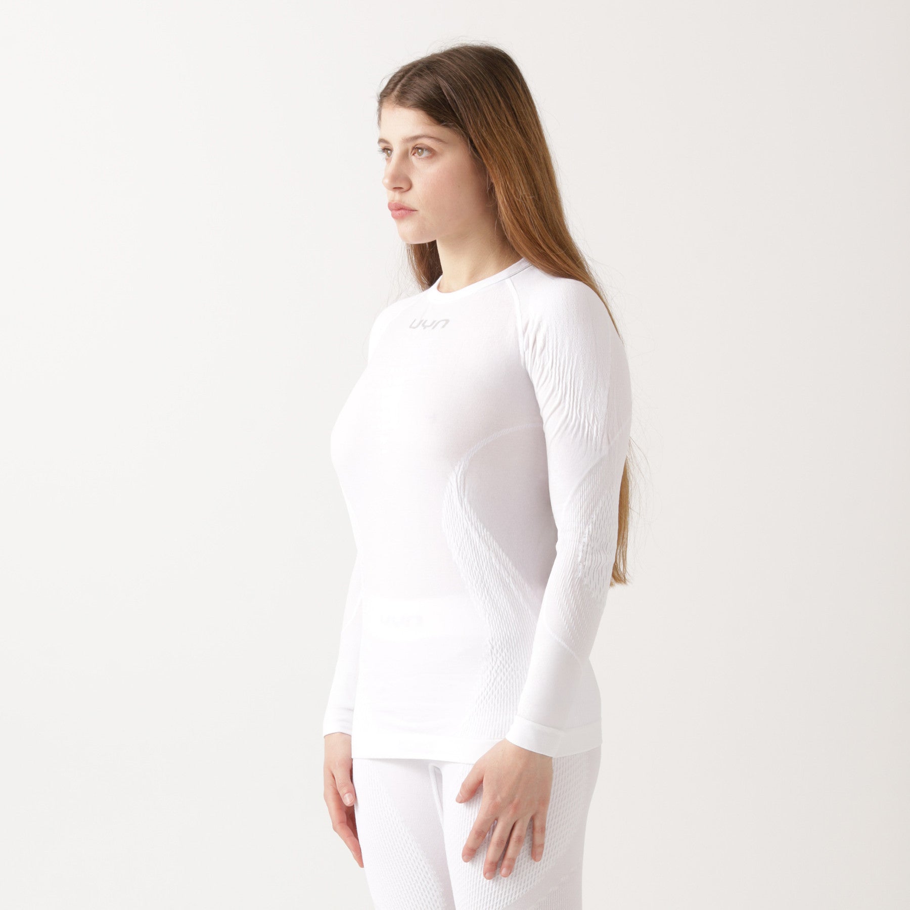 uyn-thermoshirt-damen-weiß-seitenansicht