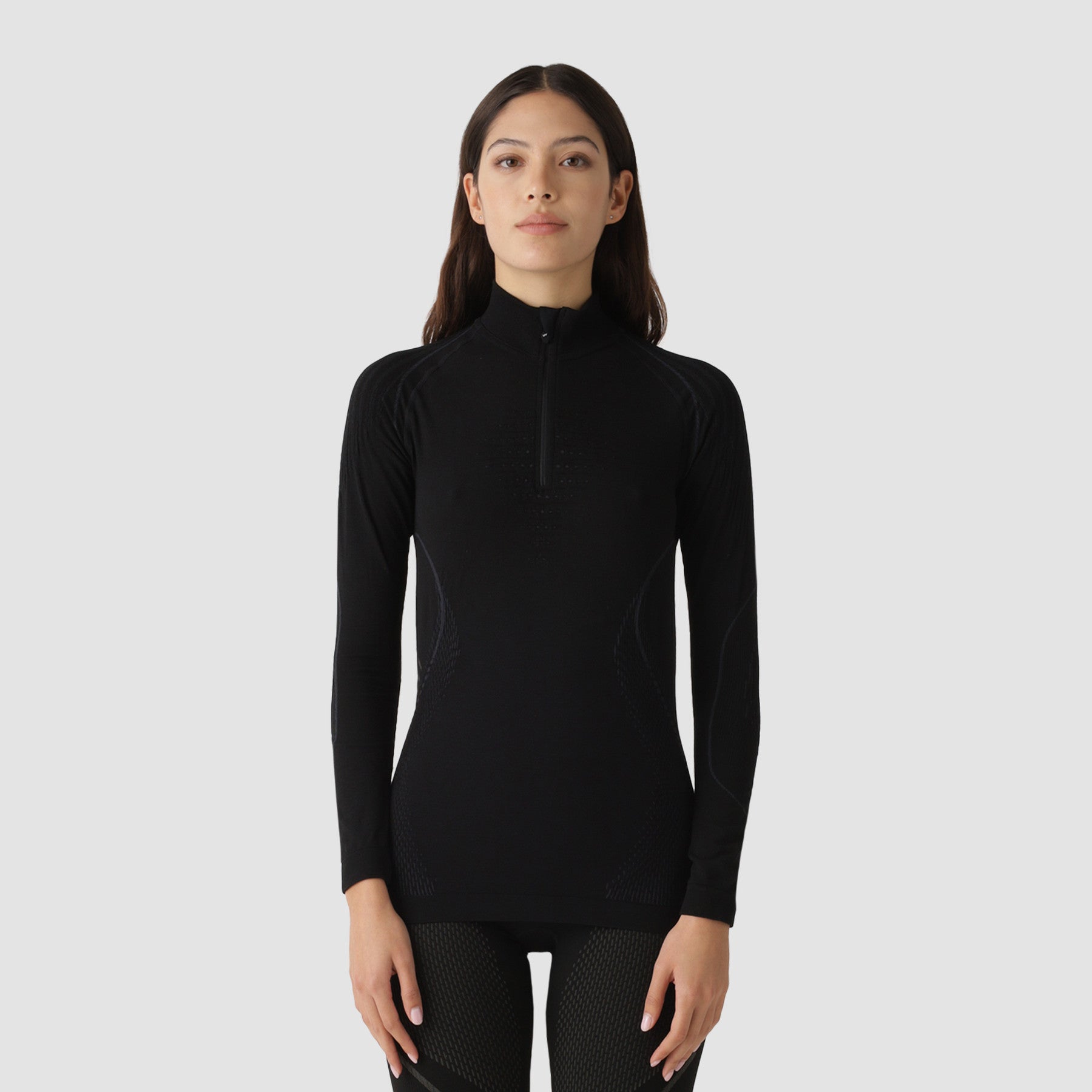 uyn-thermoshirt-zip-damen-schwarz