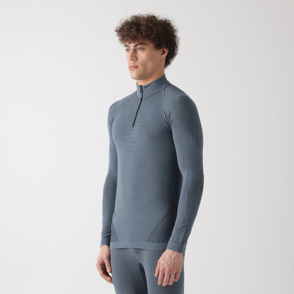 uyn-thermoshirt-zip-herren-grau-seitenansicht