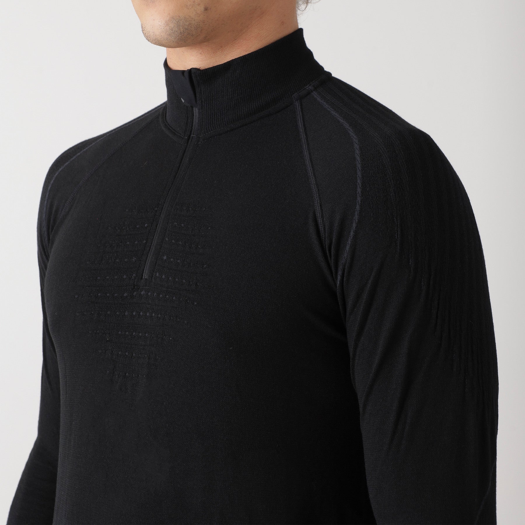 uyn-thermoshirt-zip-herren-schwarz-nahaufnahme-brust