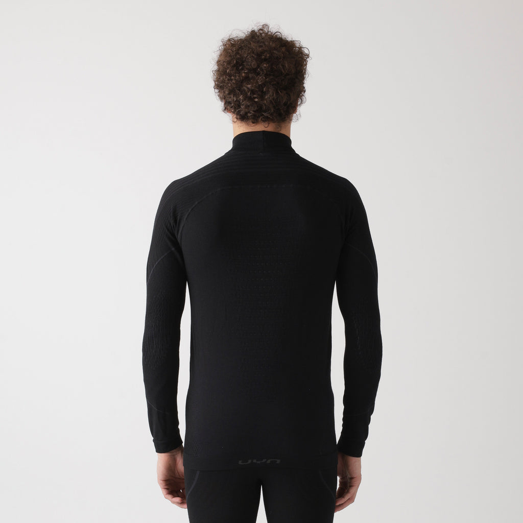 uyn-thermoshirt-zip-herren-schwarz-rückansicht