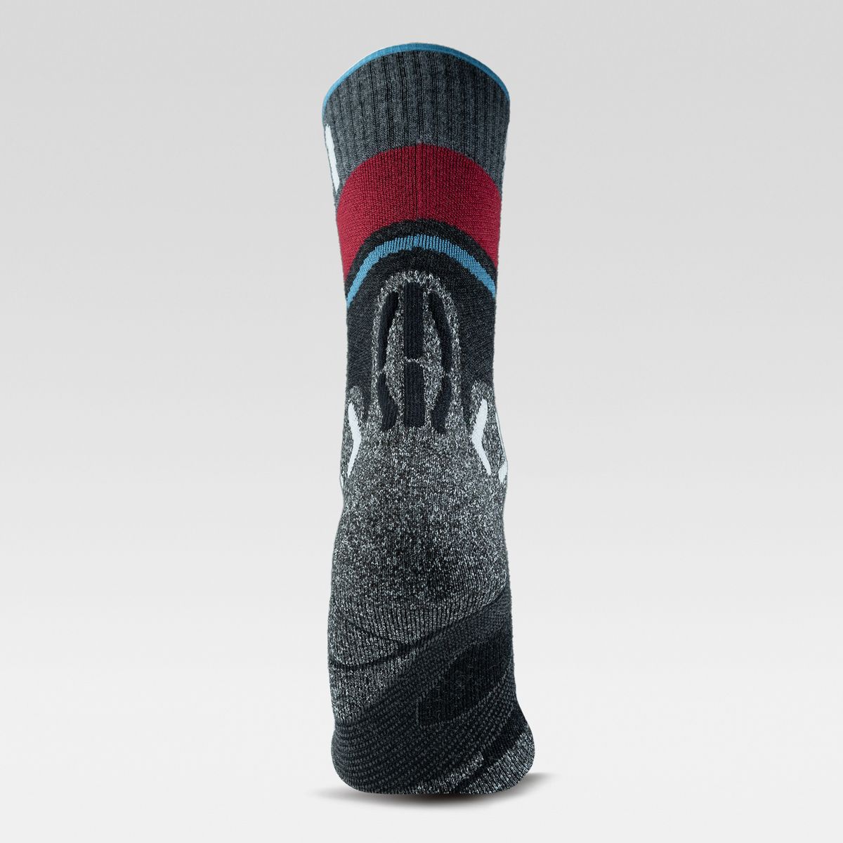 uyn-trekking-merino-socken-damen-grau-rückansicht