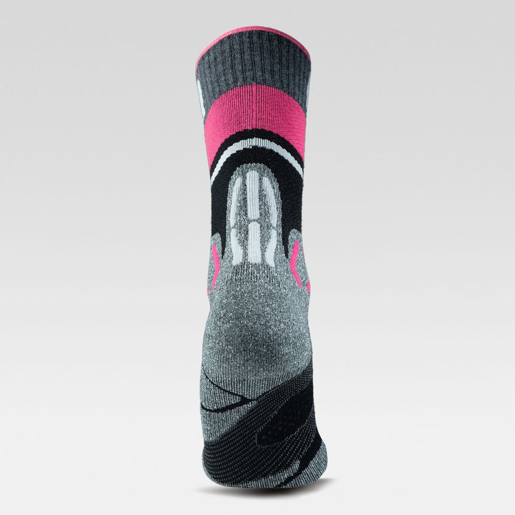 uyn-trekking-merino-socken-damen-pink-rückansicht